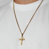 Faceted Cross Pendant