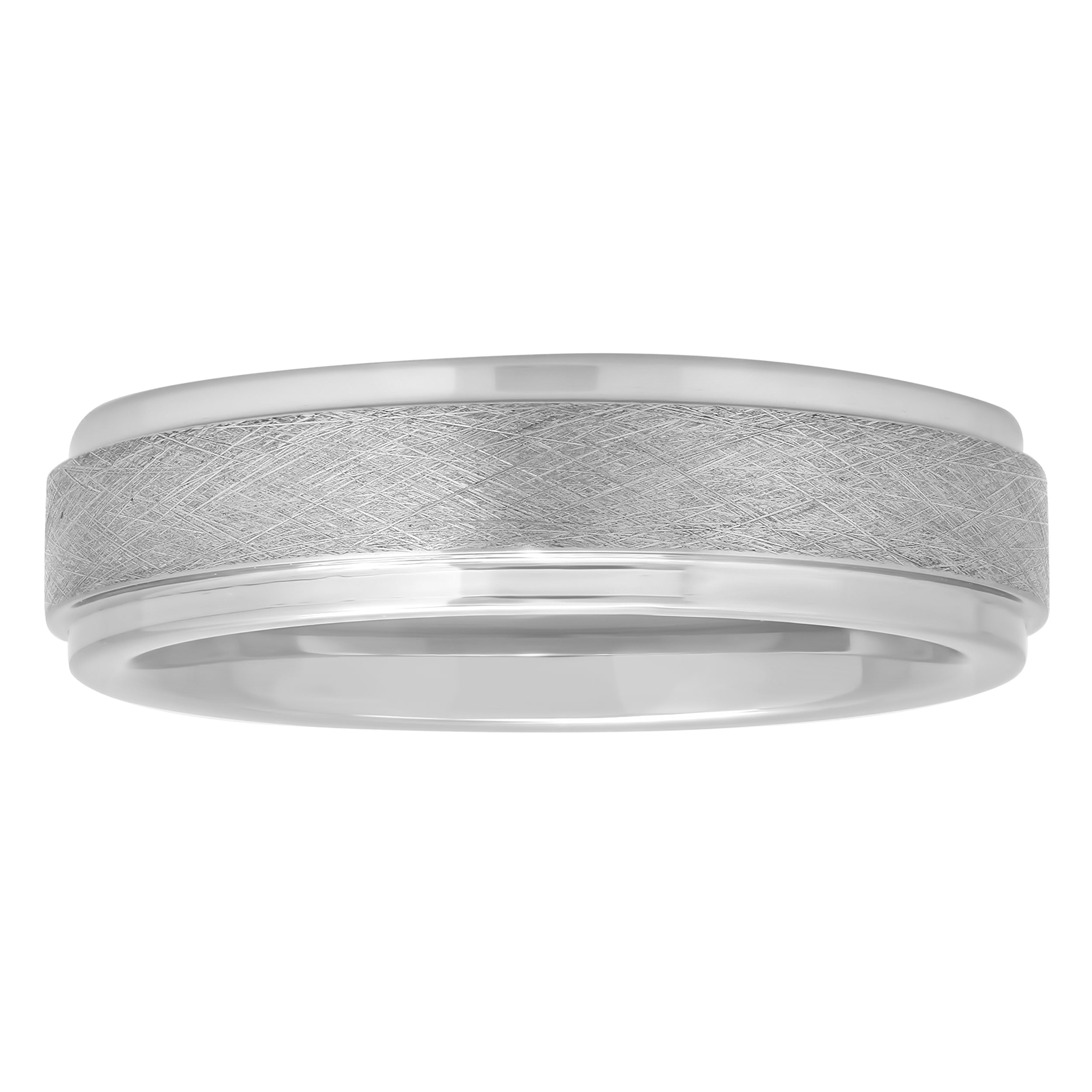 STEP DOWN EDGE BRUSHED BAND