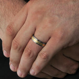 STEP DOWN EDGE BRUSHED BAND