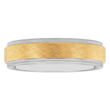 STEP DOWN EDGE BRUSHED BAND