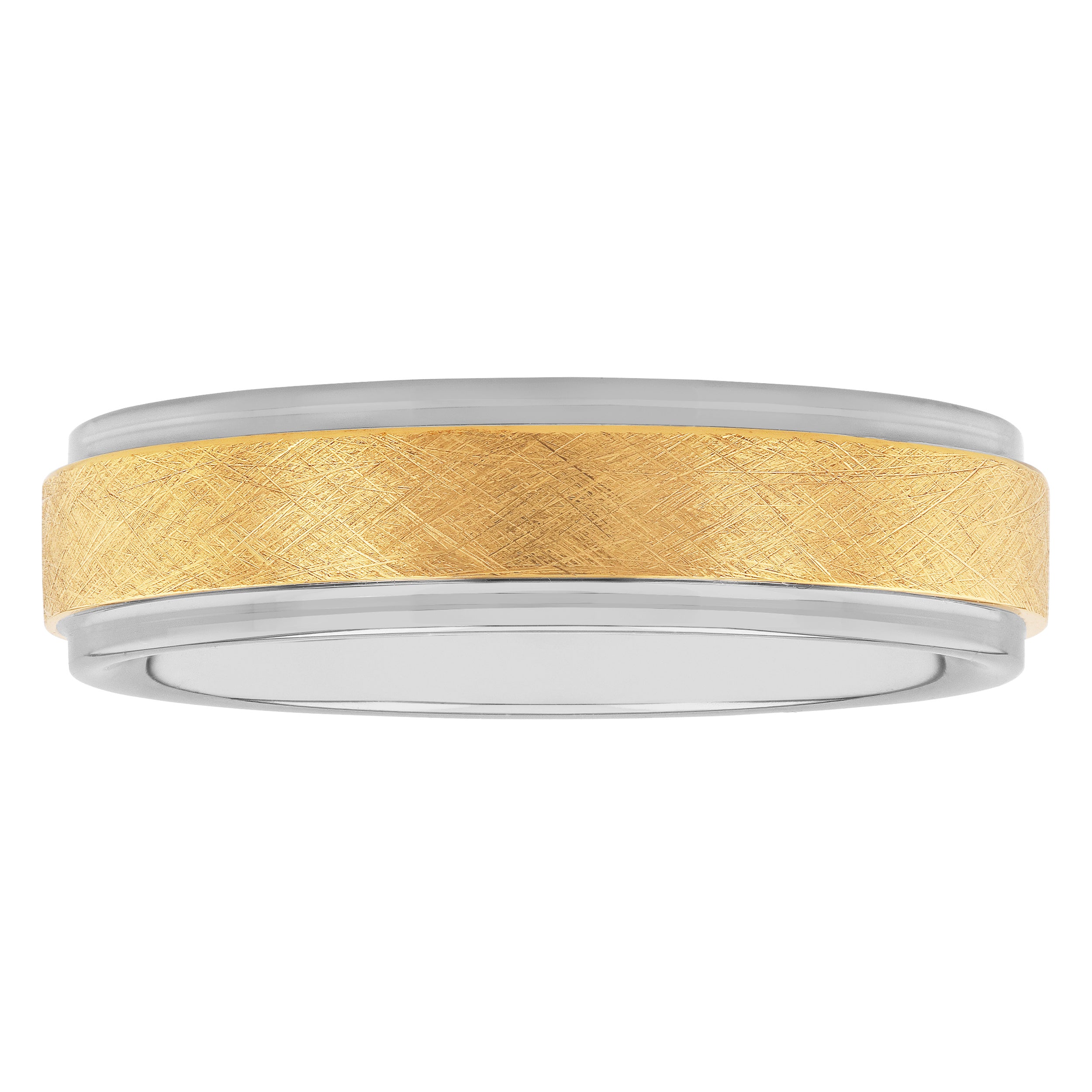 STEP DOWN EDGE BRUSHED BAND