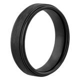 STEP DOWN EDGE BRUSHED BAND