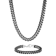 FRANCO BRACELET & CHAIN SET