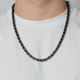 H LINK BRACELET & CHAIN SET