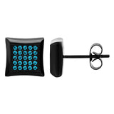 CUBIC ZIRCONIA STUD EARRINGS