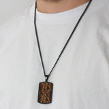 CAMO DOG TAG PENDANT