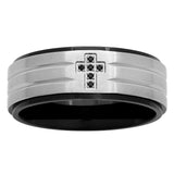 1/20 CTW DIAMOND POLISHED BAND