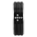 1/20 CTW DIAMOND POLISHED BAND