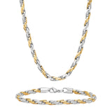 Rope Chain Bracelet & Chain Set