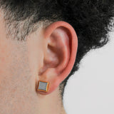 CUBIC ZIRCONIA STUD EARRINGS