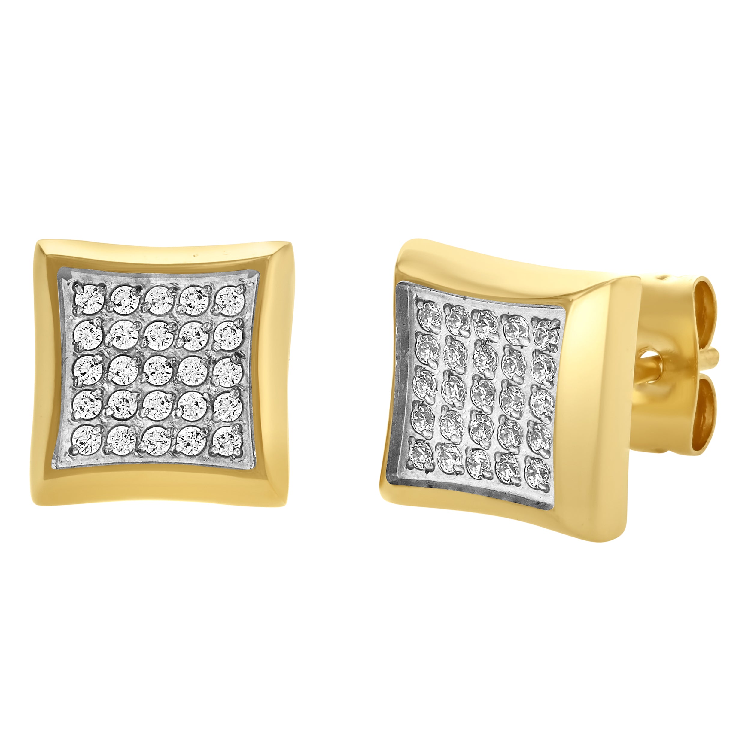CUBIC ZIRCONIA STUD EARRINGS
