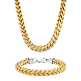 FRANCO BRACELET & CHAIN SET