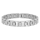 .10CTW DIAMOND SQUARE LINK BRACELET