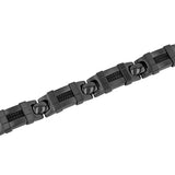 RUBBER INLAY LINK BRACELET
