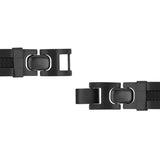 RUBBER INLAY LINK BRACELET