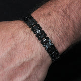 1/6CTW DIAMOND LAYERED LINK BRACELET