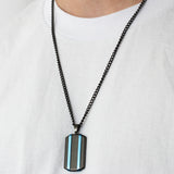 WRAPPED DOG TAG PENDANT