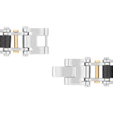 DIAMOND ACCENT CARBON FIBER BRACELET