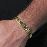 TUNGSTEN FACET LINK BRACELET