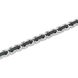 1/6CTW DIAMOND LAYERED LINK BRACELET