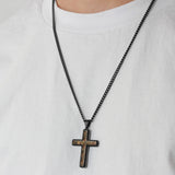 CAMO CROSS PENDANT