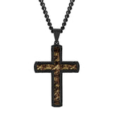 CAMO CROSS PENDANT