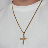 NUGGET CROSS PENDANT