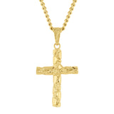 NUGGET CROSS PENDANT