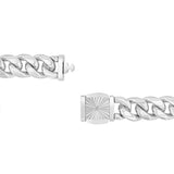 STARBURST CLASP CURB BRACELET
