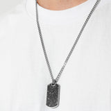 FORGED CARBON FIBER DOG TAG PENDANT