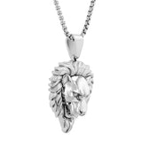 DIAMOND ACCENT LION PENDANT