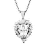 DIAMOND ACCENT LION PENDANT