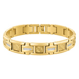 GOLD WOVEN INLAY BRACELET
