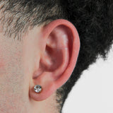 ROUND STUD EARRINGS