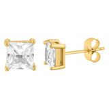 SQUARE STUD EARRINGS