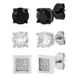 STUD EARRINGS 3-PAIR SET