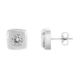 SOLITAIRE STUD EARRINGS