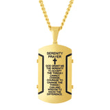 SERENITY PRAYER PENDANT