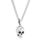 BLACK DIAMOND ACCENT SKULL PENDANT
