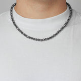 HEMATITE BEAD NECKLACE
