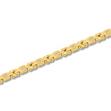 GOLD SQUARE LINK BRACELET