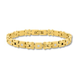 GOLD SQUARE LINK BRACELET