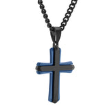 FORGED CROSS PENDANT