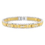 TWO-TONE DIAMOND LINK BRACELET