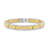TWO-TONE DIAMOND LINK BRACELET