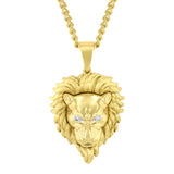 DIAMOND ACCENT LION PENDANT