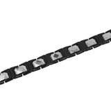 TUNGSTEN FACET LINK BRACELET