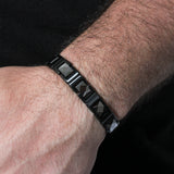 TUNGSTEN FACET LINK BRACELET
