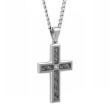 INLAY CROSS PENDANT