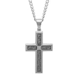 INLAY CROSS PENDANT